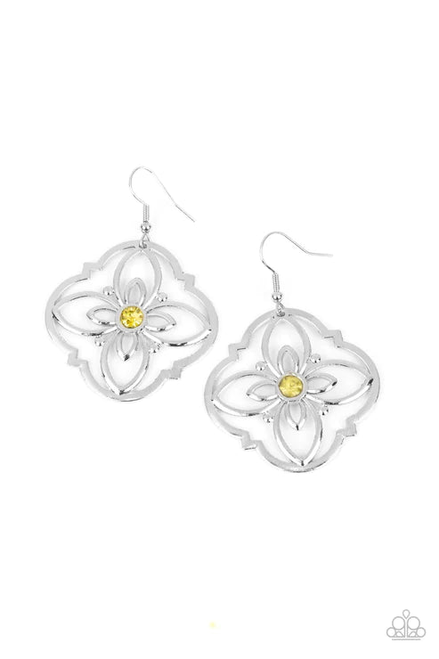 Treasure Grove - Yellow Earring