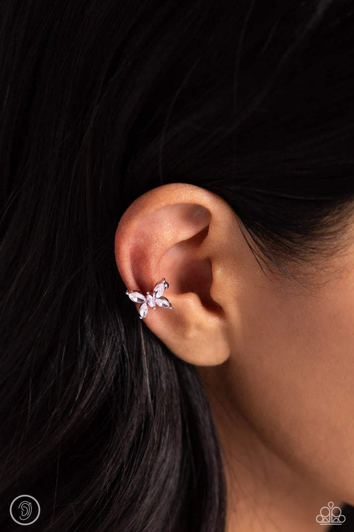 Aerial Advancement - Pink Earring - Cuff