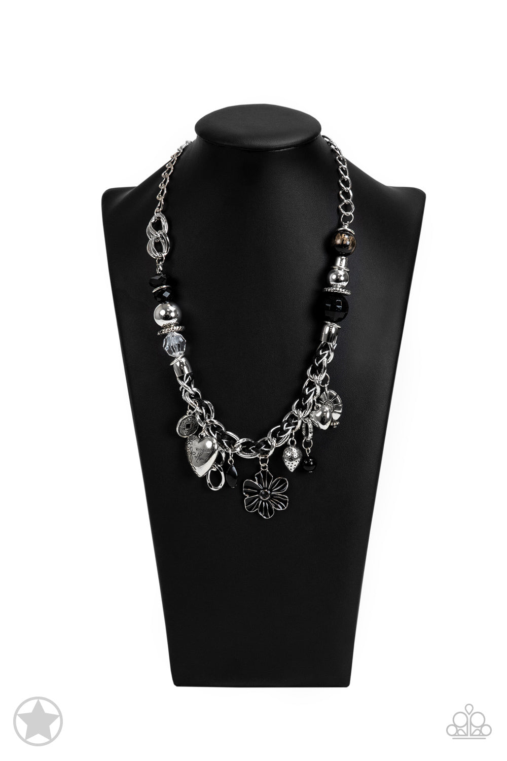 Charmed, I Am Sure - Black Blockbuster Necklace