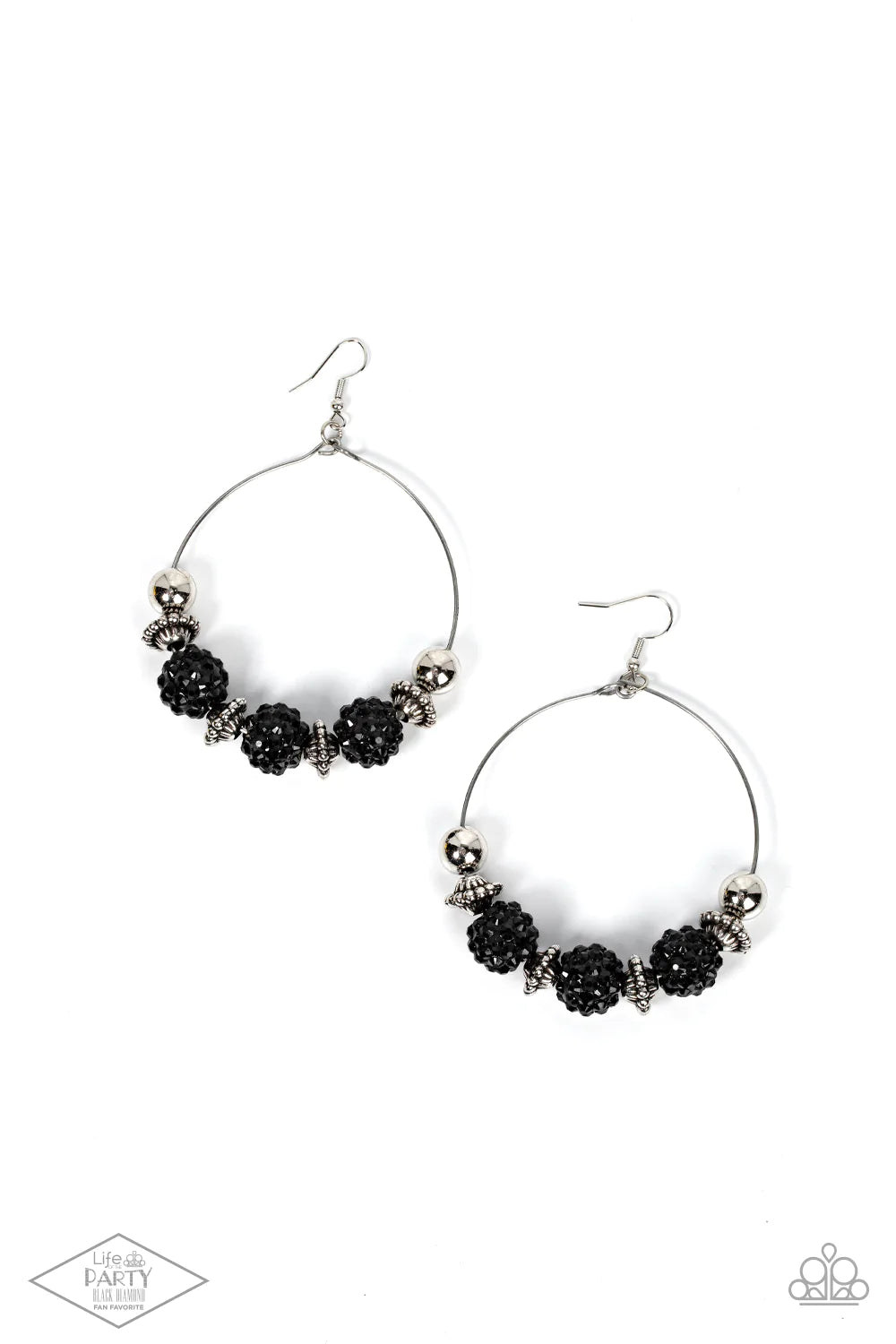 I Can Take A Compliment - Black Earring