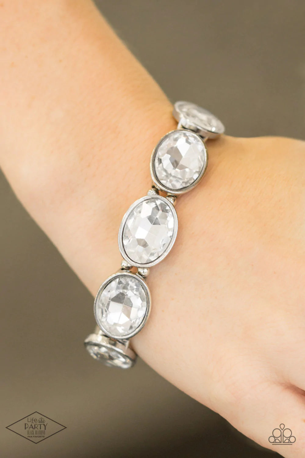 Diva In Disguise - White Bracelet
