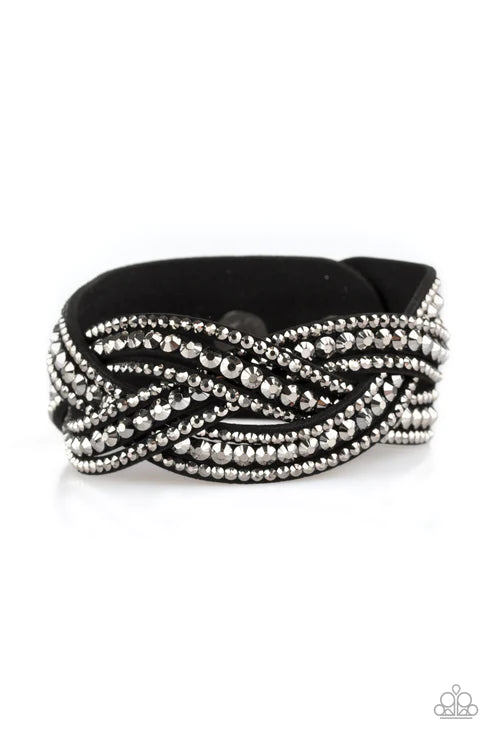 Bring On The Bling - Brown Urban Bracelet