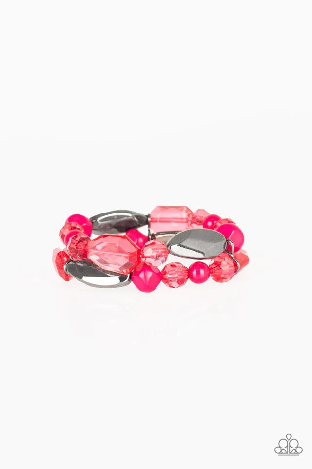 Rockin' Rock Candy - Pink Bracelet