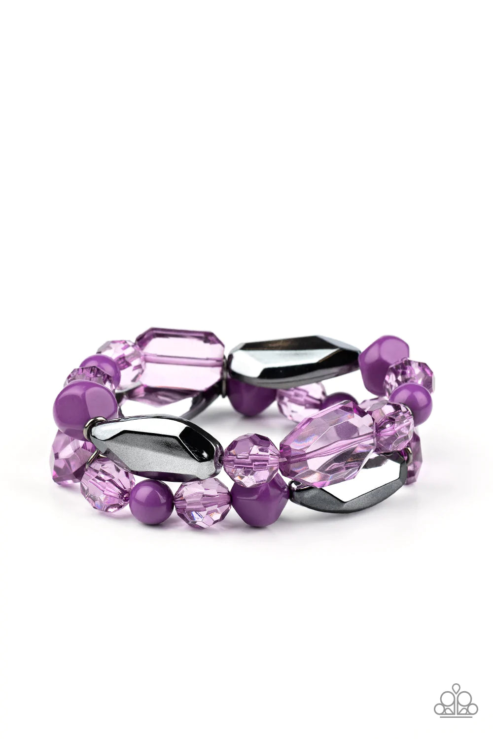 Rockin' Rock Candy - Purple Bracelet