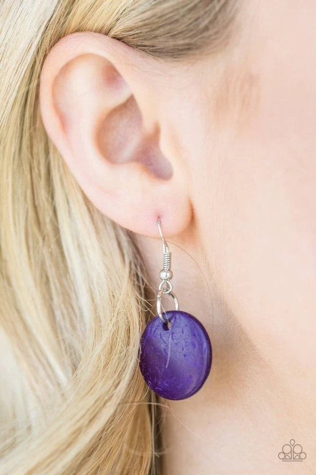 Pacific Paradise - Purple Necklace