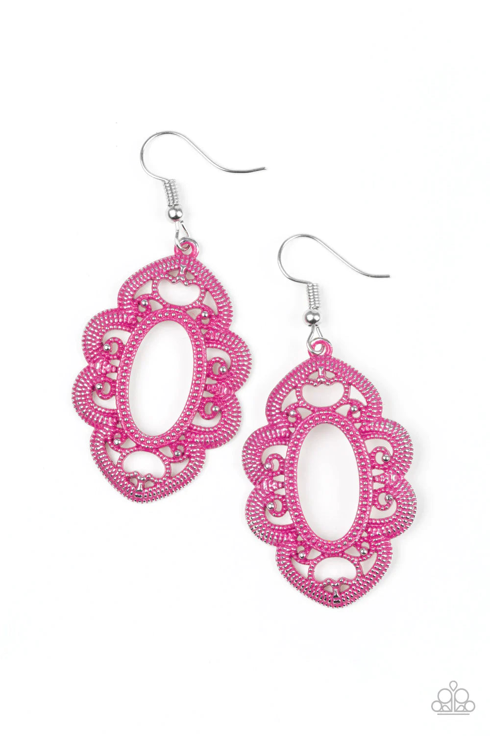 Mantras and Mandalas - Pink Earring