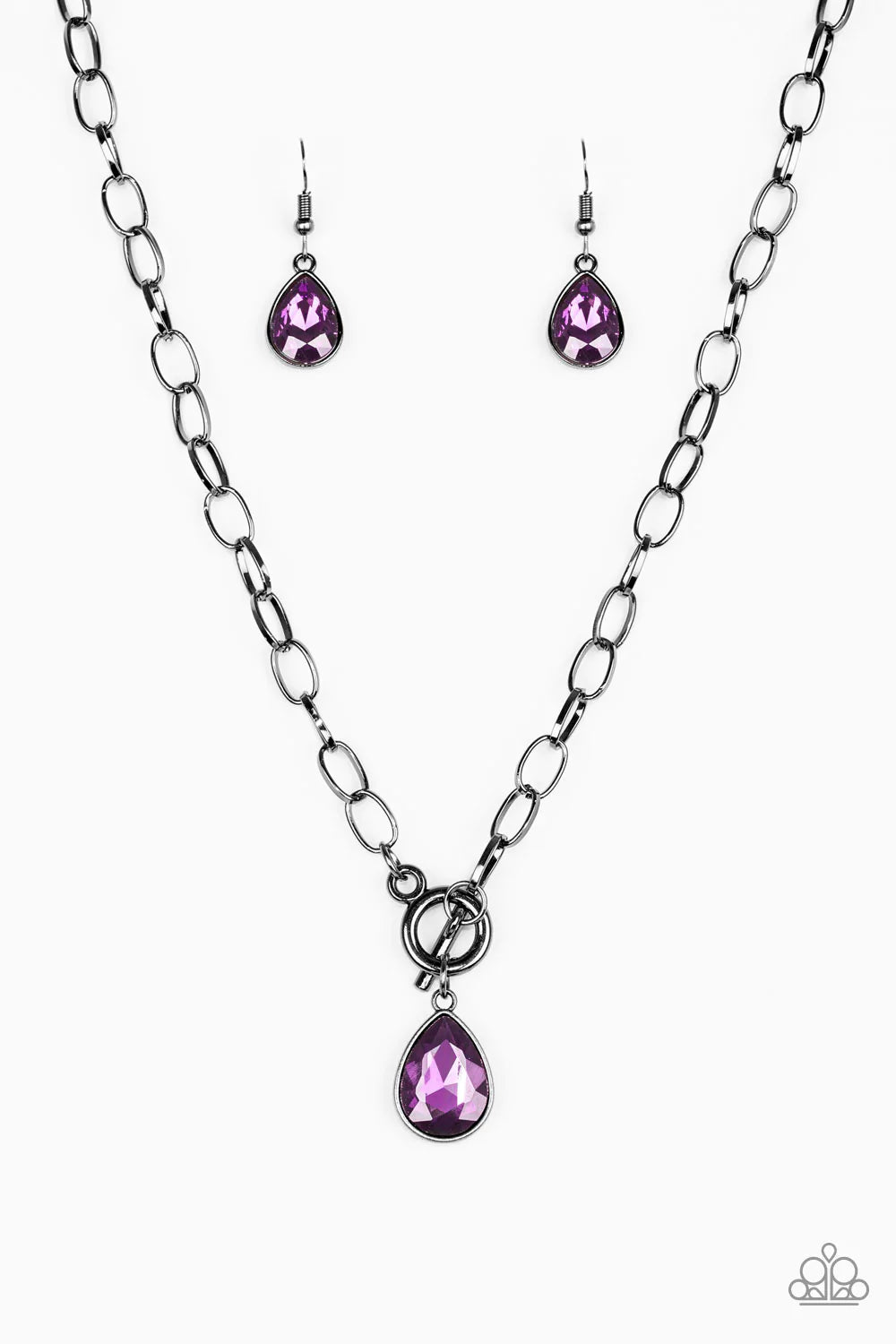 So Sorry - Purple Necklace