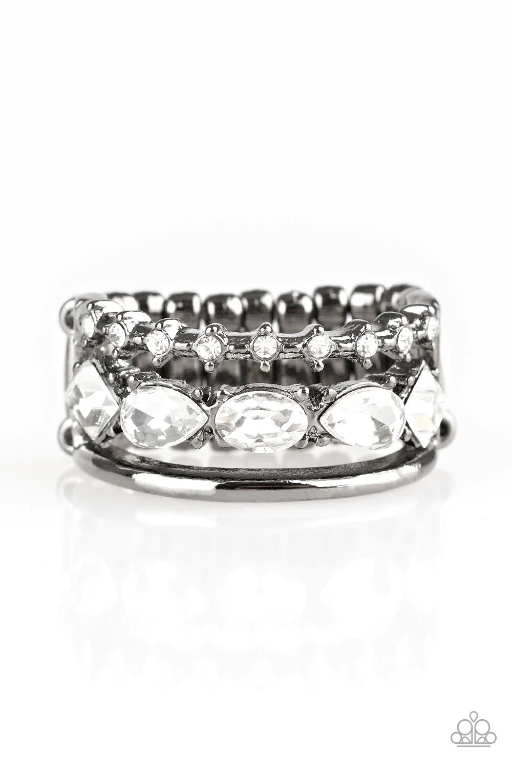 Backstage Sparkle - Black Ring