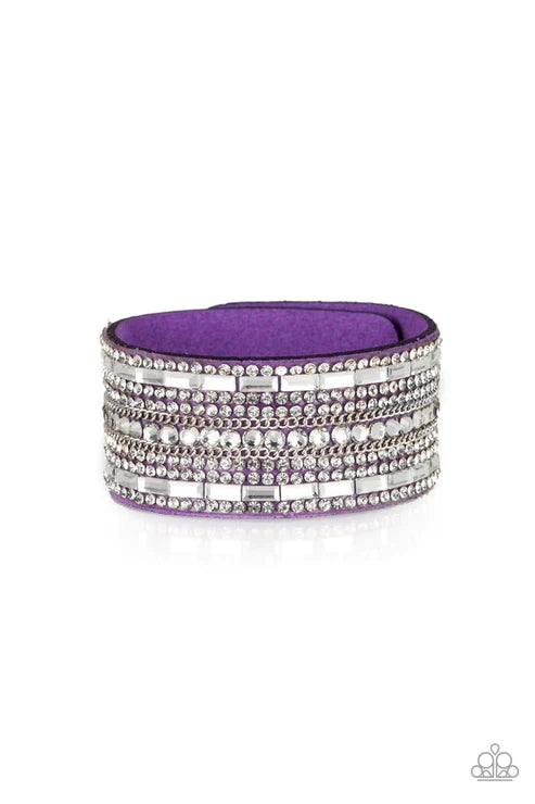 Rebel Radiance - Purple Urban Bracelet