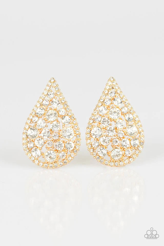 REIGN-Storm - Gold Post Earring
