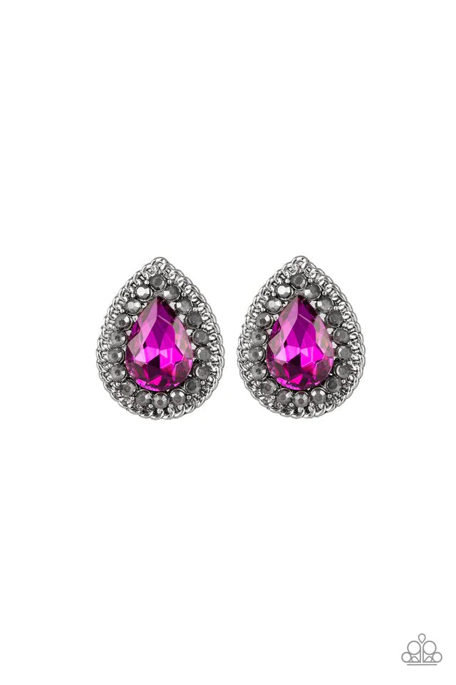Debutante Debut - Pink Post Earring