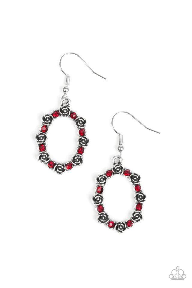 Rosy Royal - Red Earring