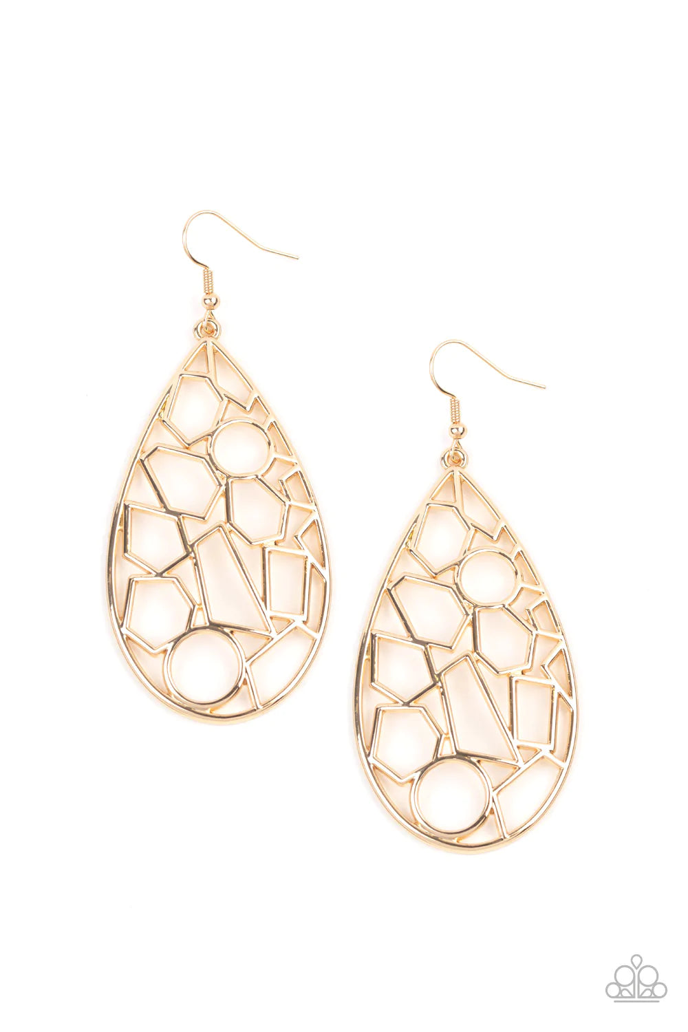 Reshaped Radiance - Gold Earring