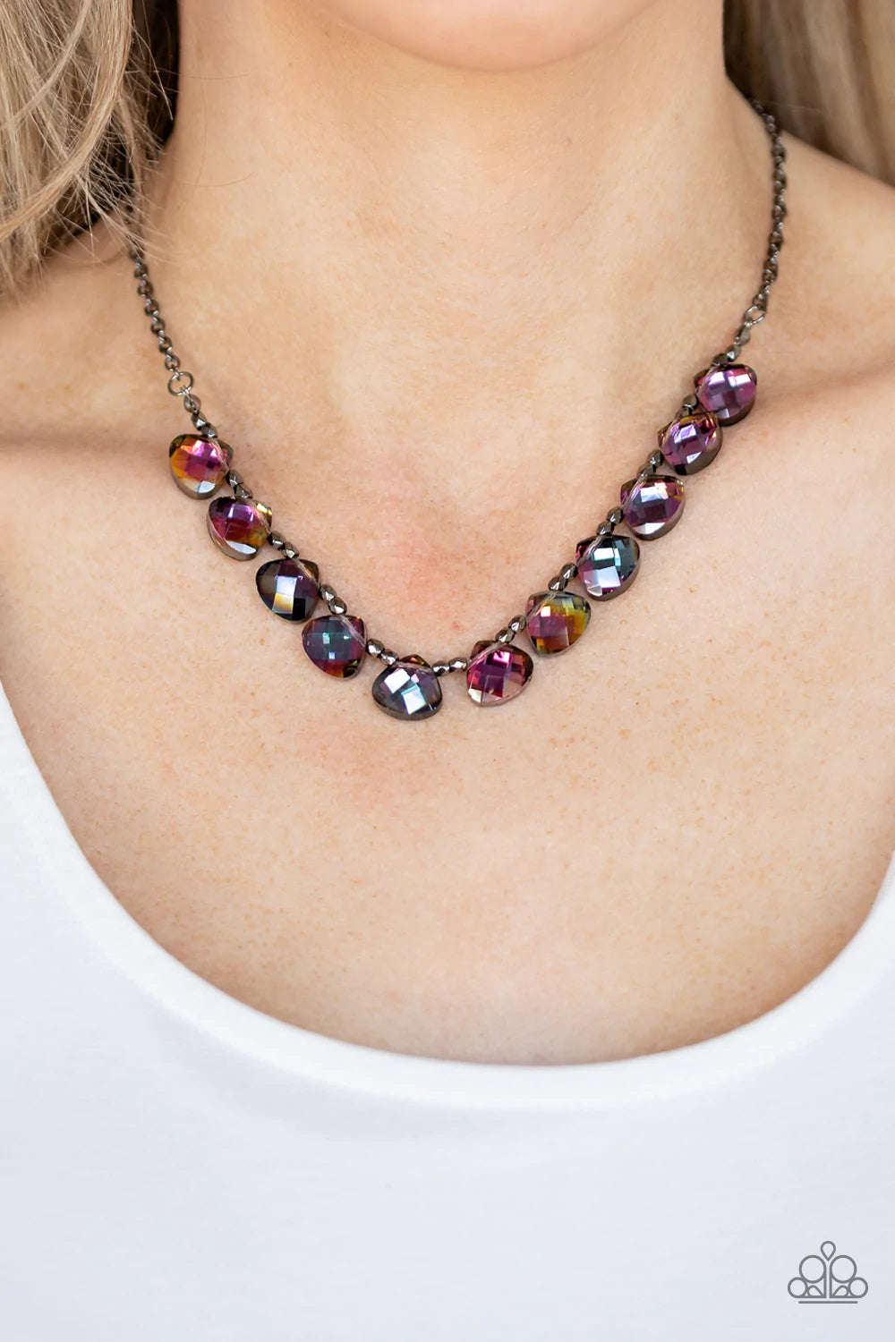 Catch a Fallen Star - Purple Necklace