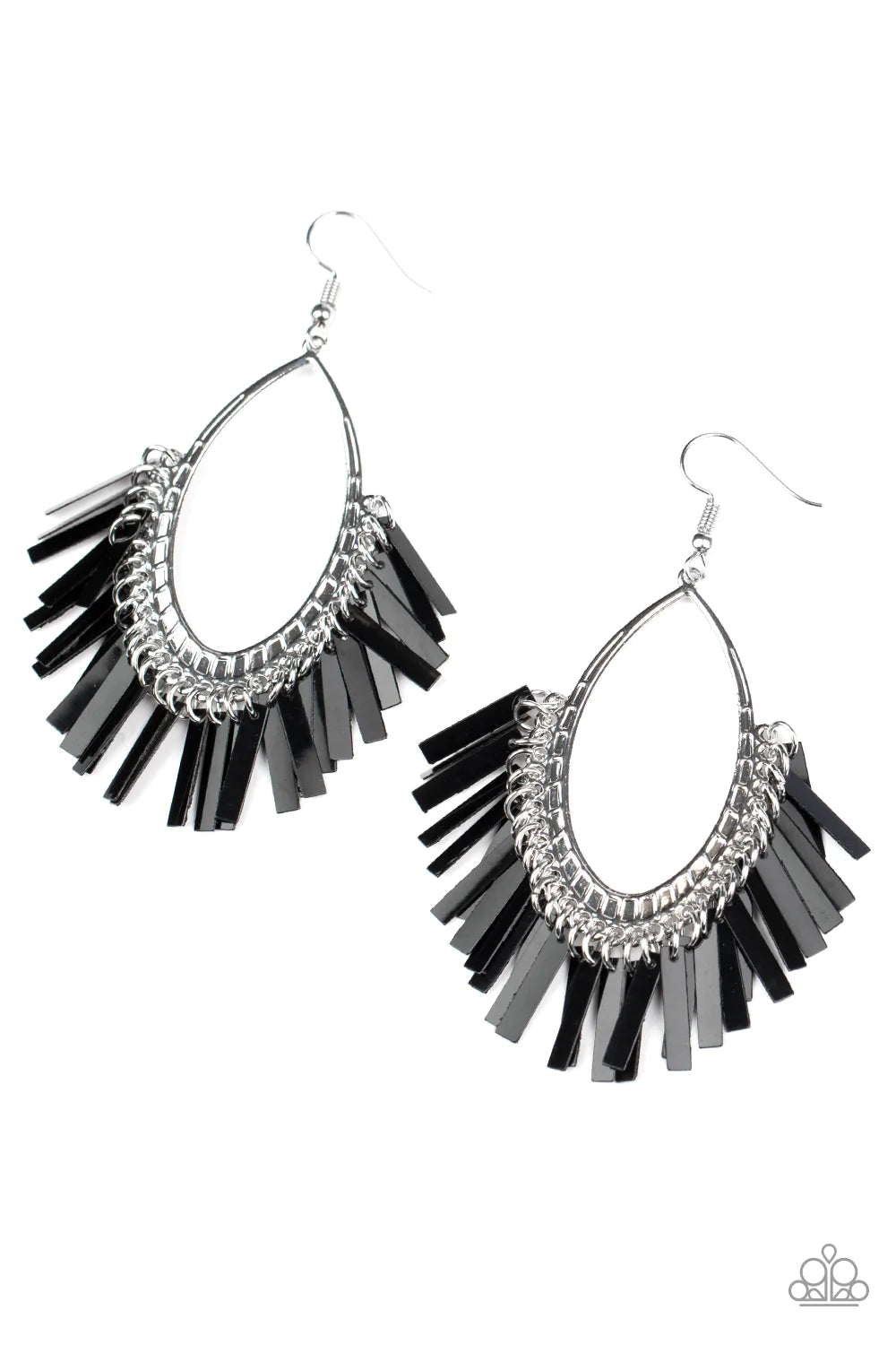 Fine-Tuned Machine - Black Earring