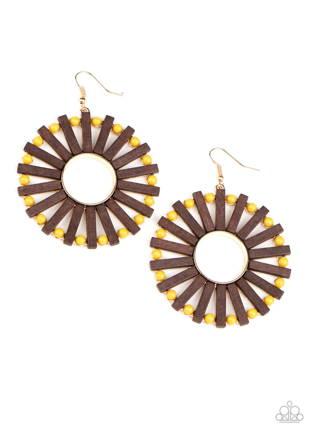 Solar Flare - Yellow Earring