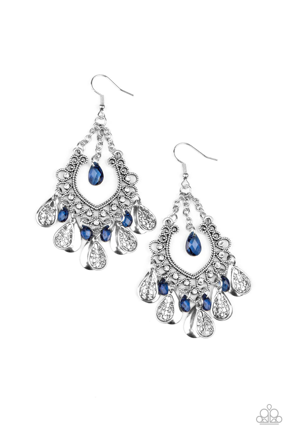 Musical Gardens - Blue Earring