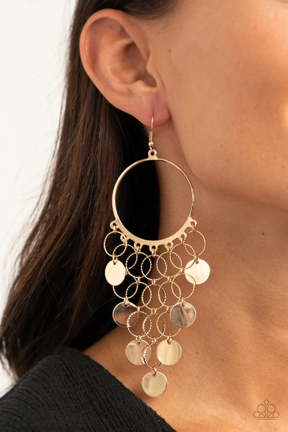 Take a CHIME Out - Gold Earring