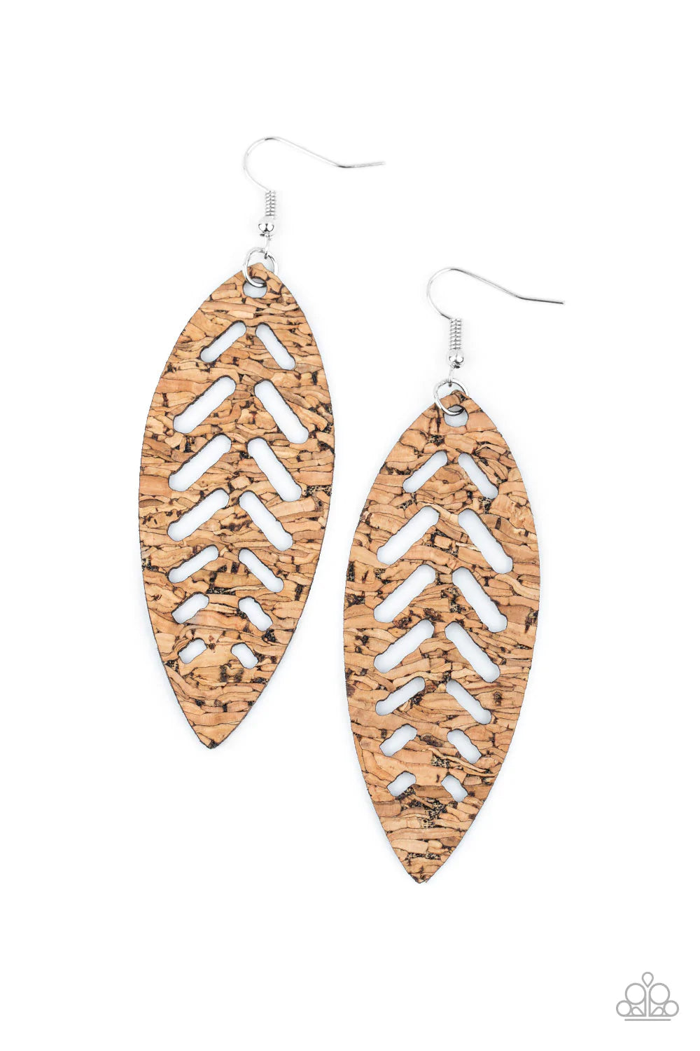 You're Such A CORK - Brown Earring
