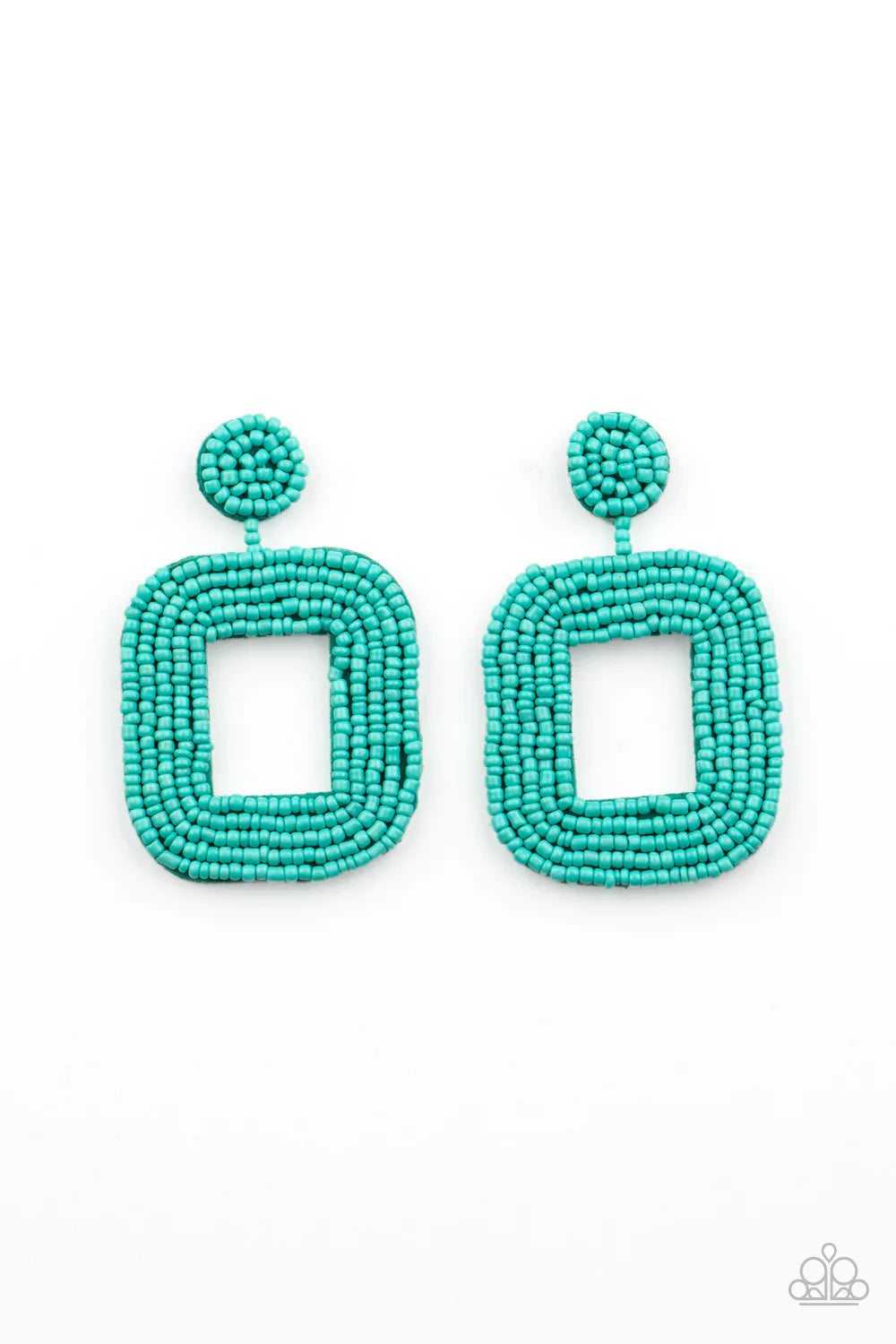 Beaded Bella - Blue Post Earring
