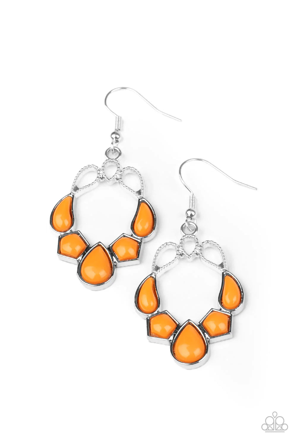 It's Rude to STEER - Orange Earring