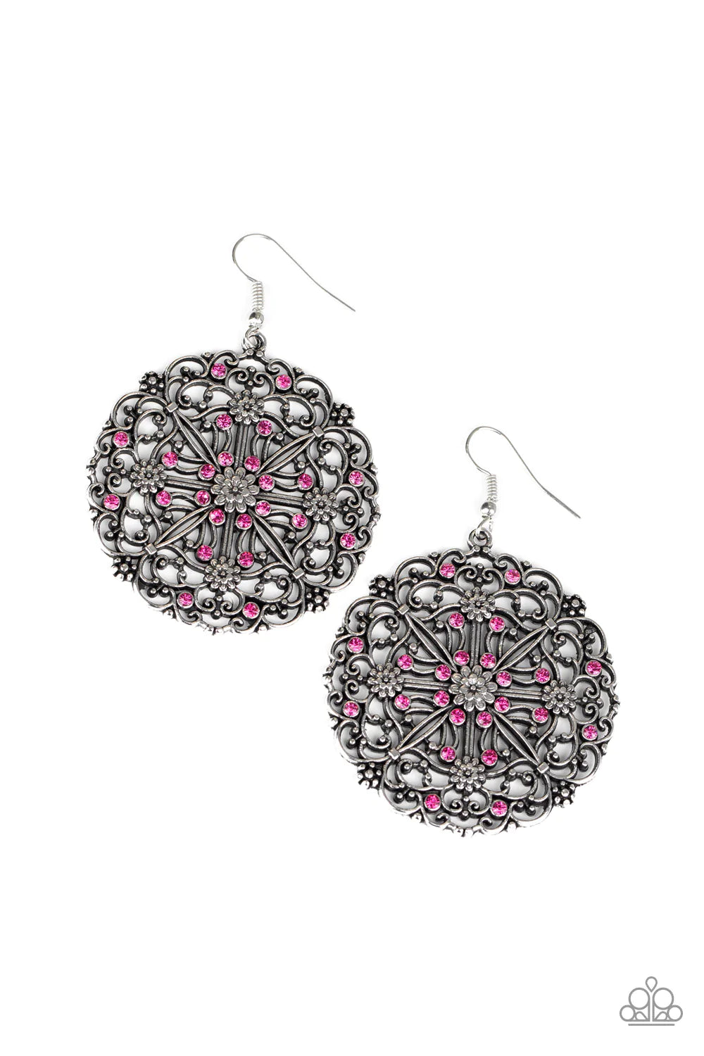 OH MANDALA - Pink Earring
