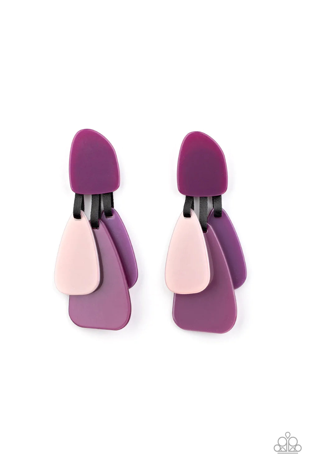 All FAUX One - Purple Post Earring