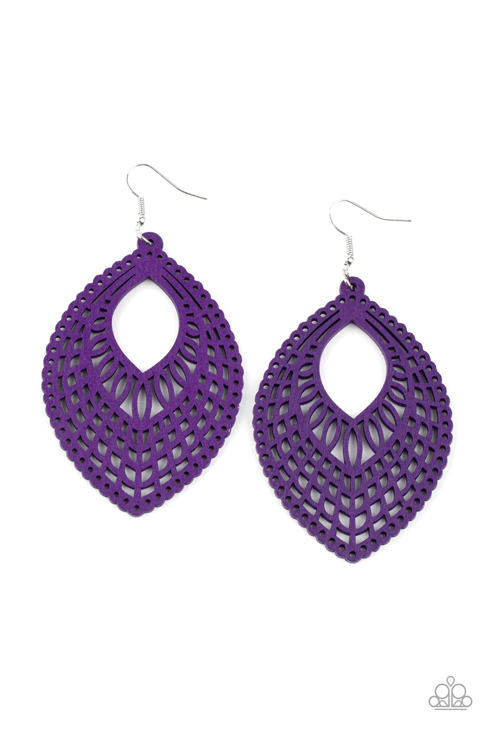 One Beach At A Time - Purple Earring