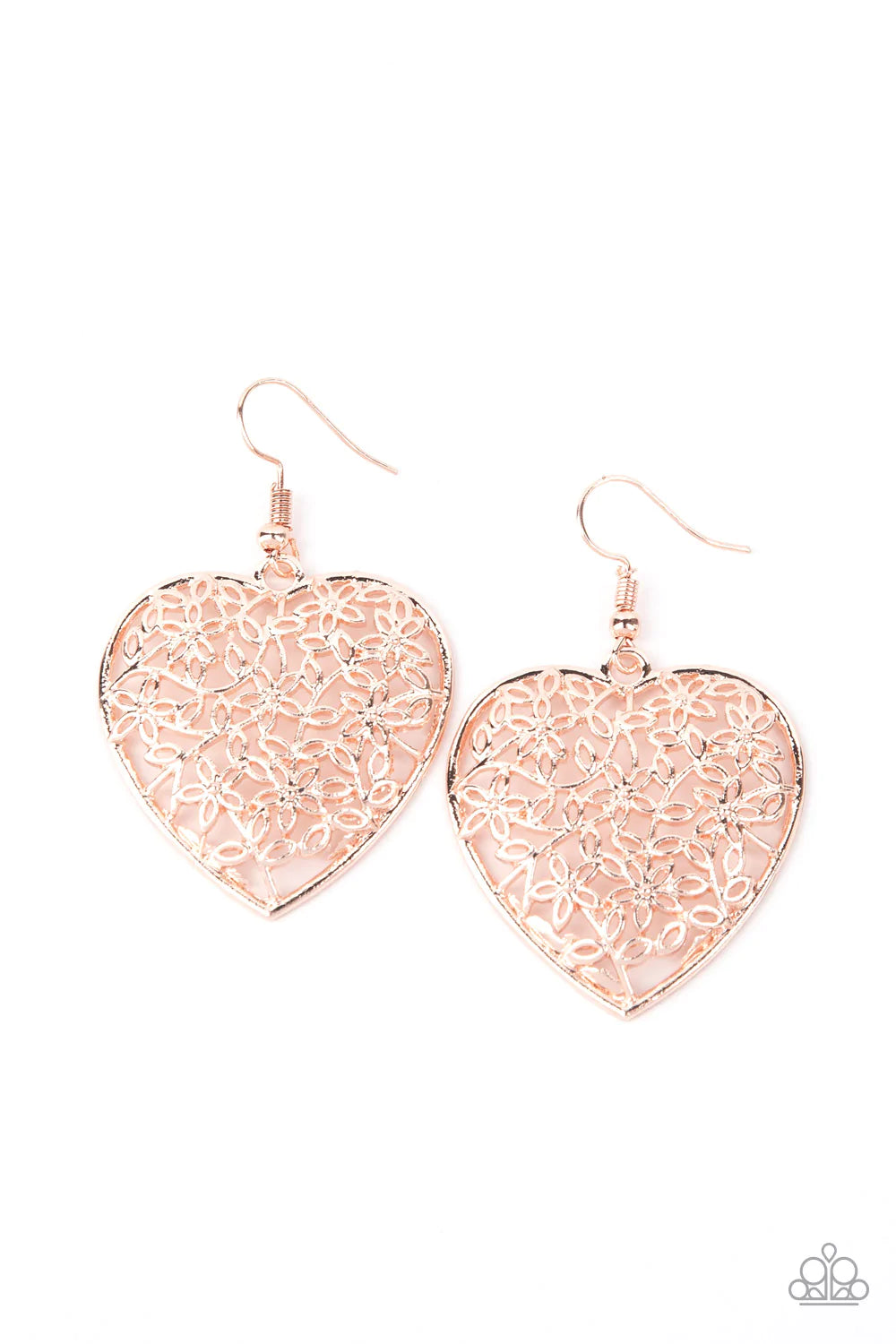 Let your Heart Grow - Rose Gold Earring
