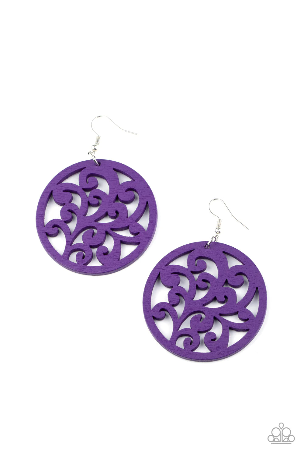 Fresh Off The Vine - Purple Earring