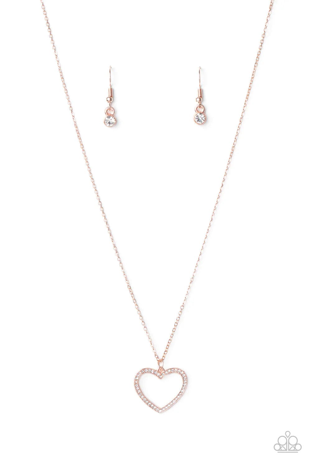 GLOW BY Heart - Rose Gold Necklace