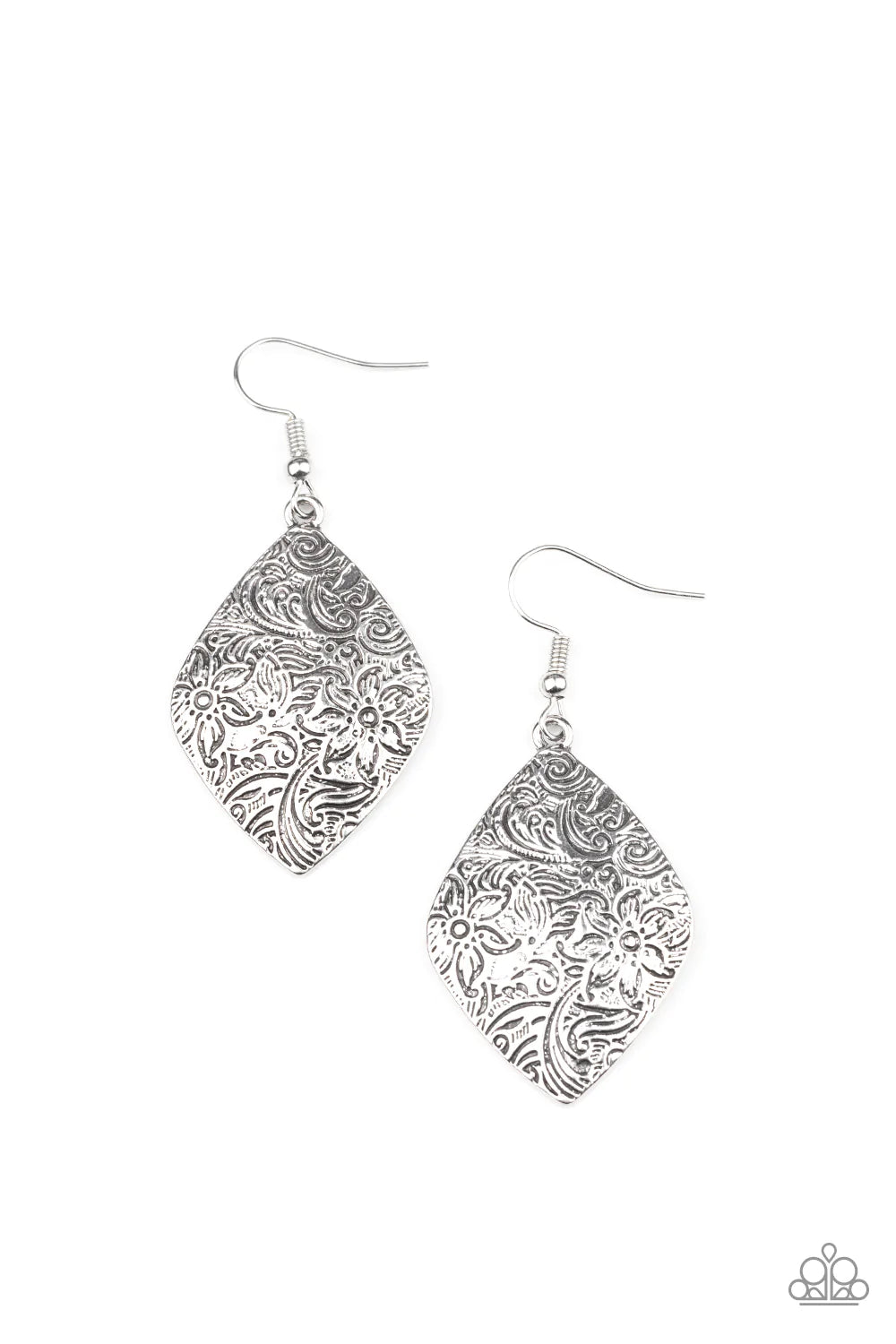 Flauntable Florals - Silver Earring