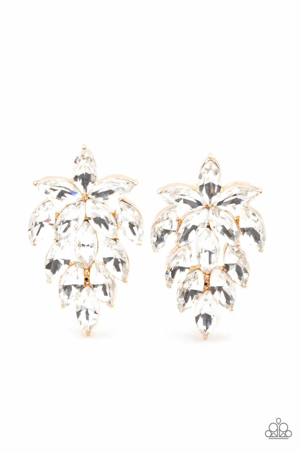 They See Me Glowin - Gold Post Earring
