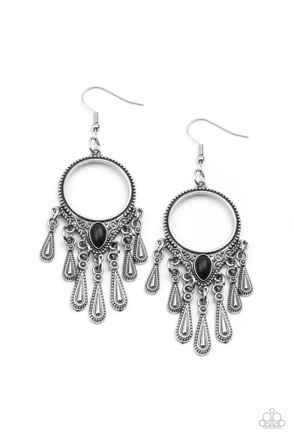 Ranger Rhythm - Black Earring