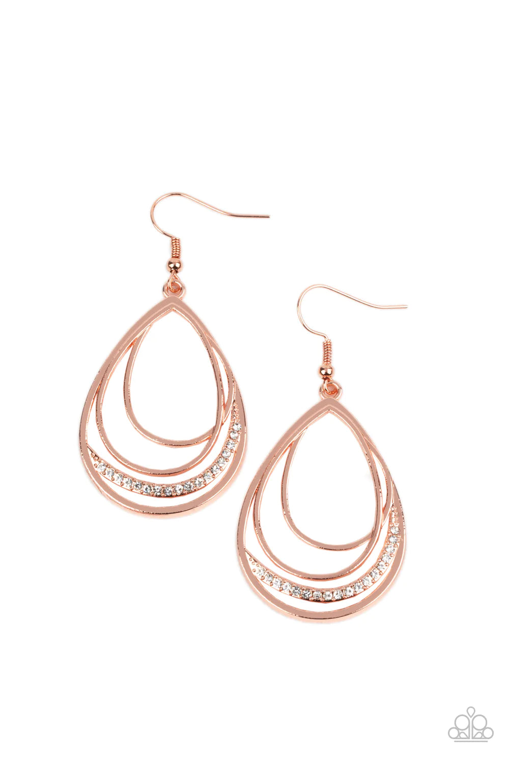 Outrageously Opulent - Copper Earring