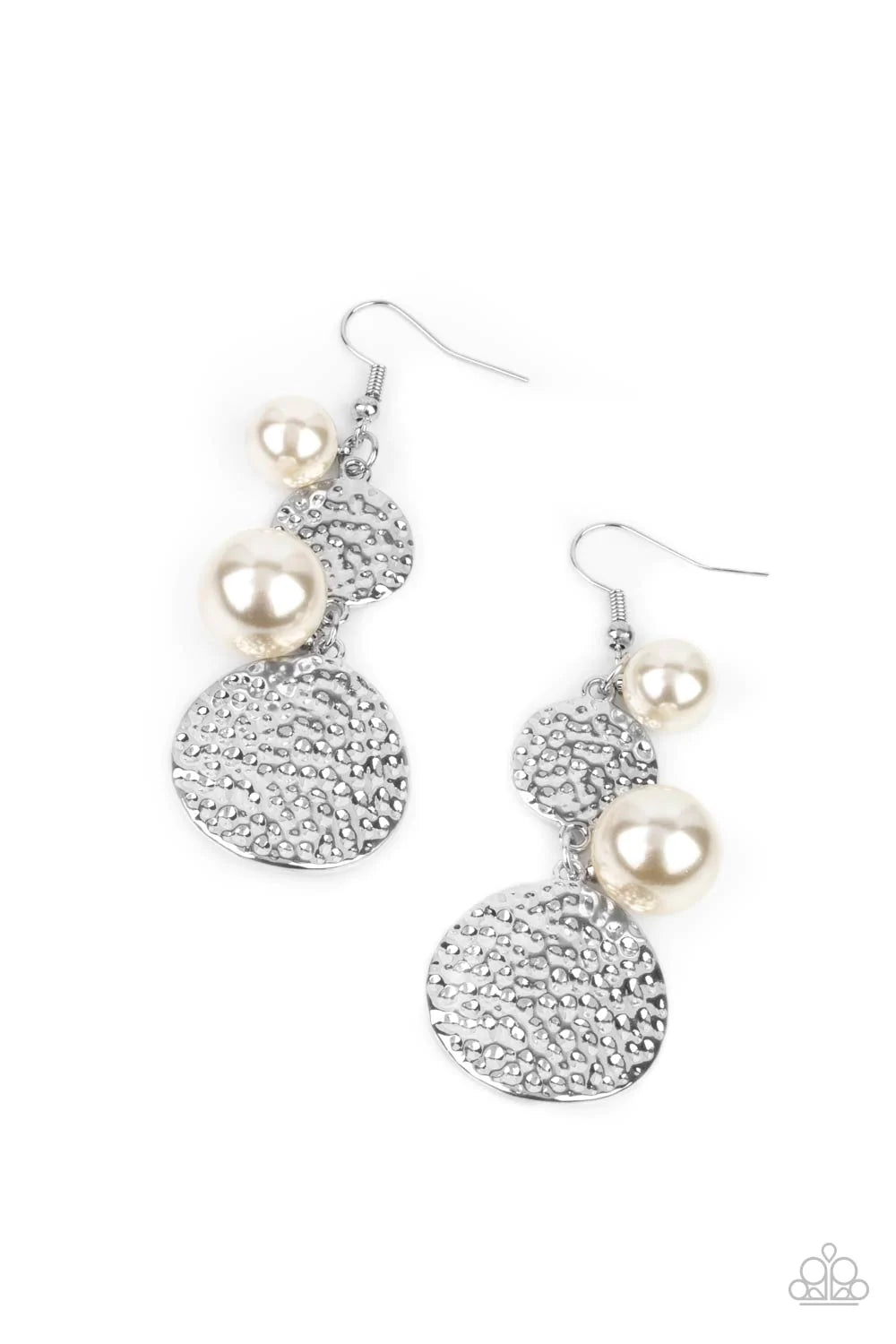 Pearl Dive - White Earring