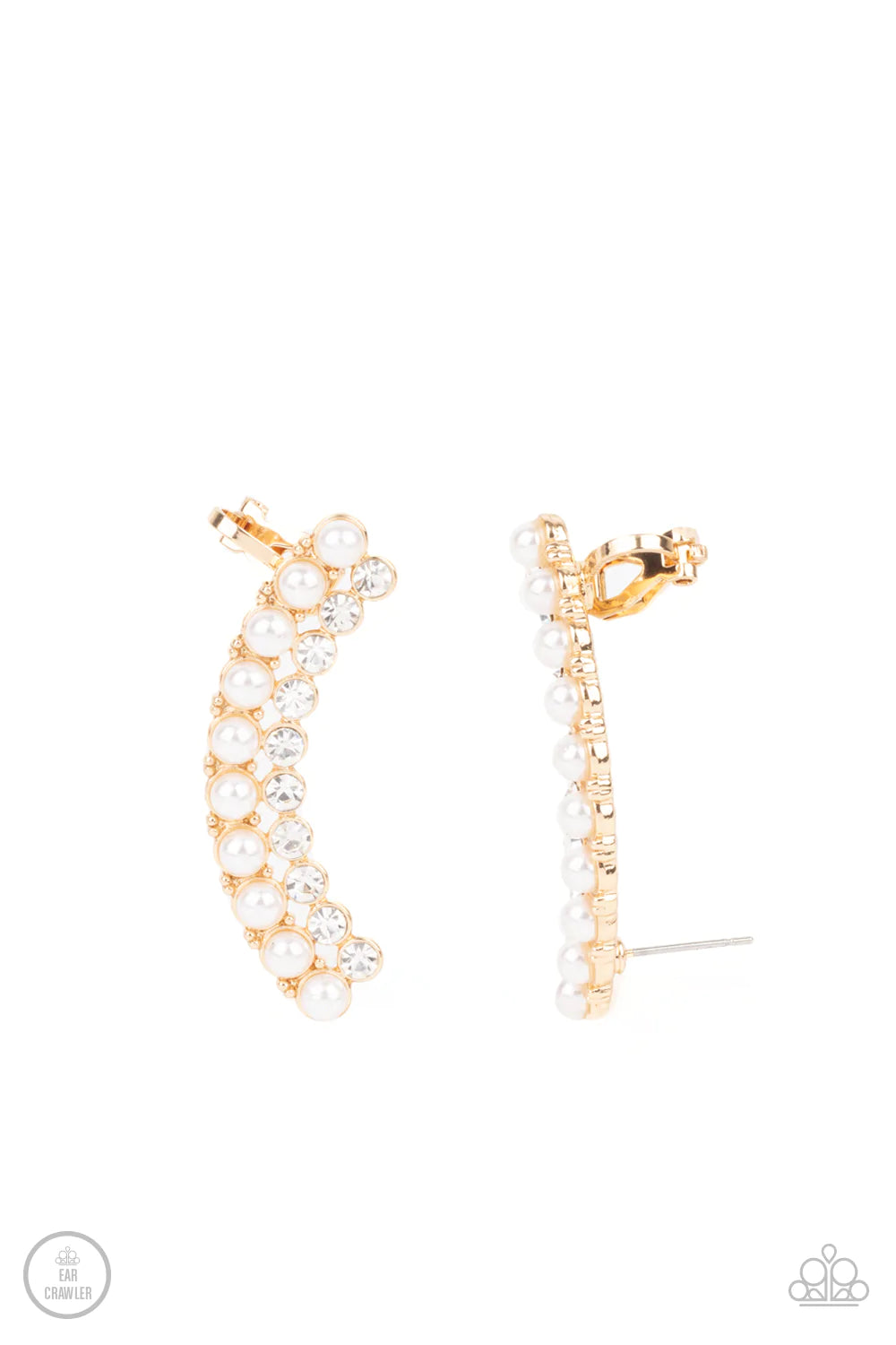 Doubled Down On Dazzle - Gold Post Ear-Crawler