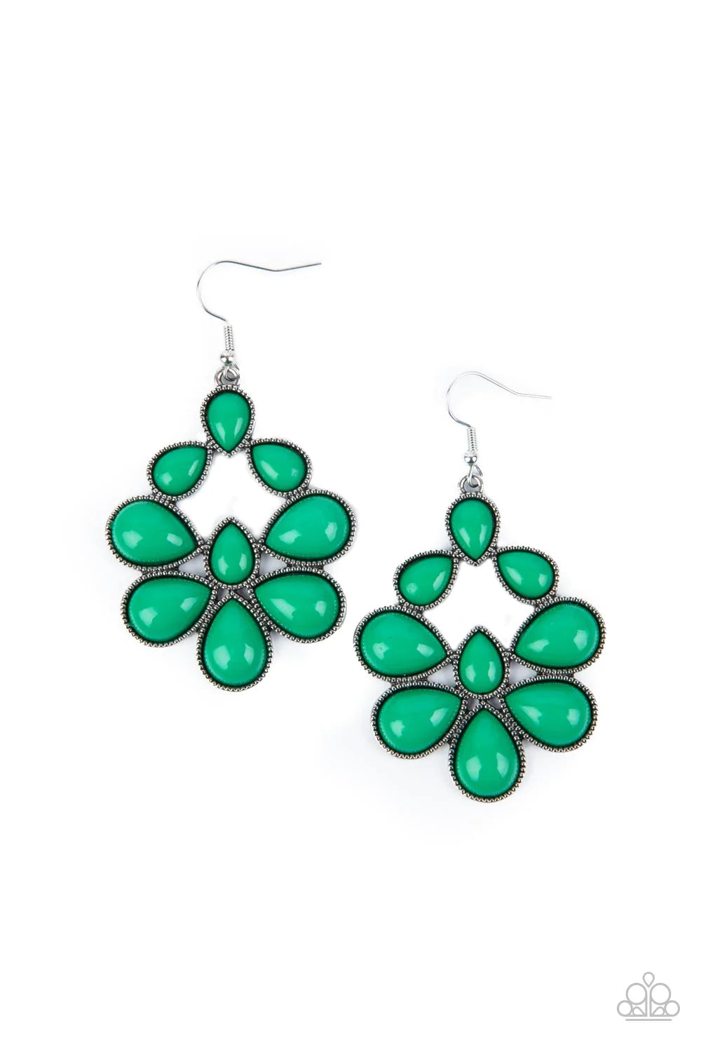In Crowd Couture - Green Earring
