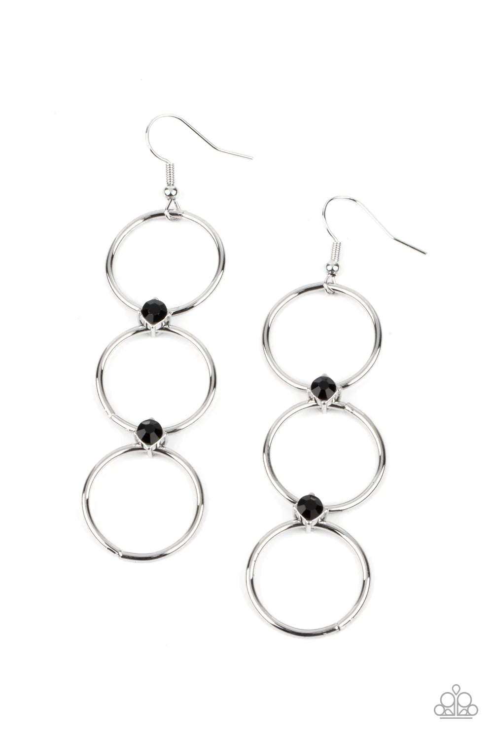 Refined Society - Black Earring