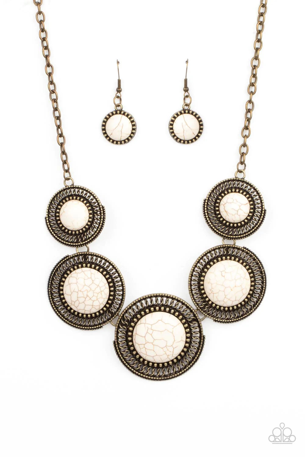 She Went West - Brass Necklace