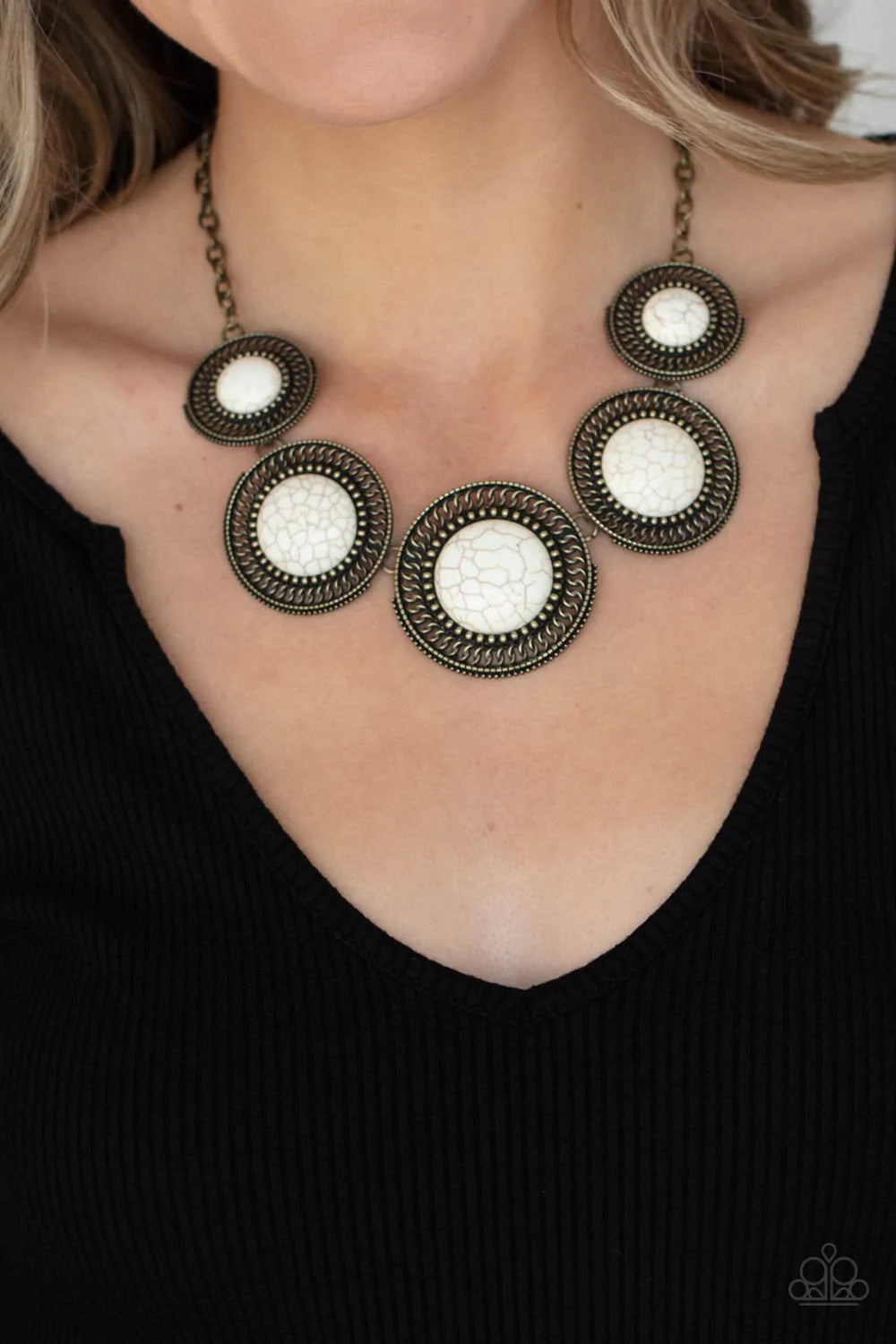 She Went West - Brass Necklace