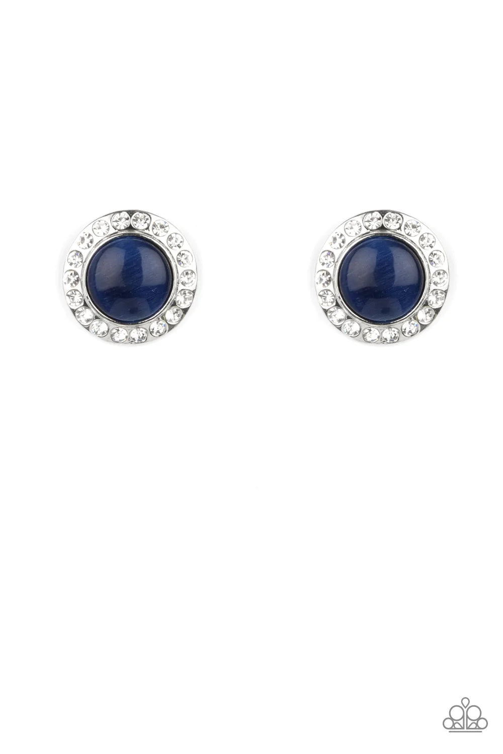 Glowing Dazzle - Blue Post Earring