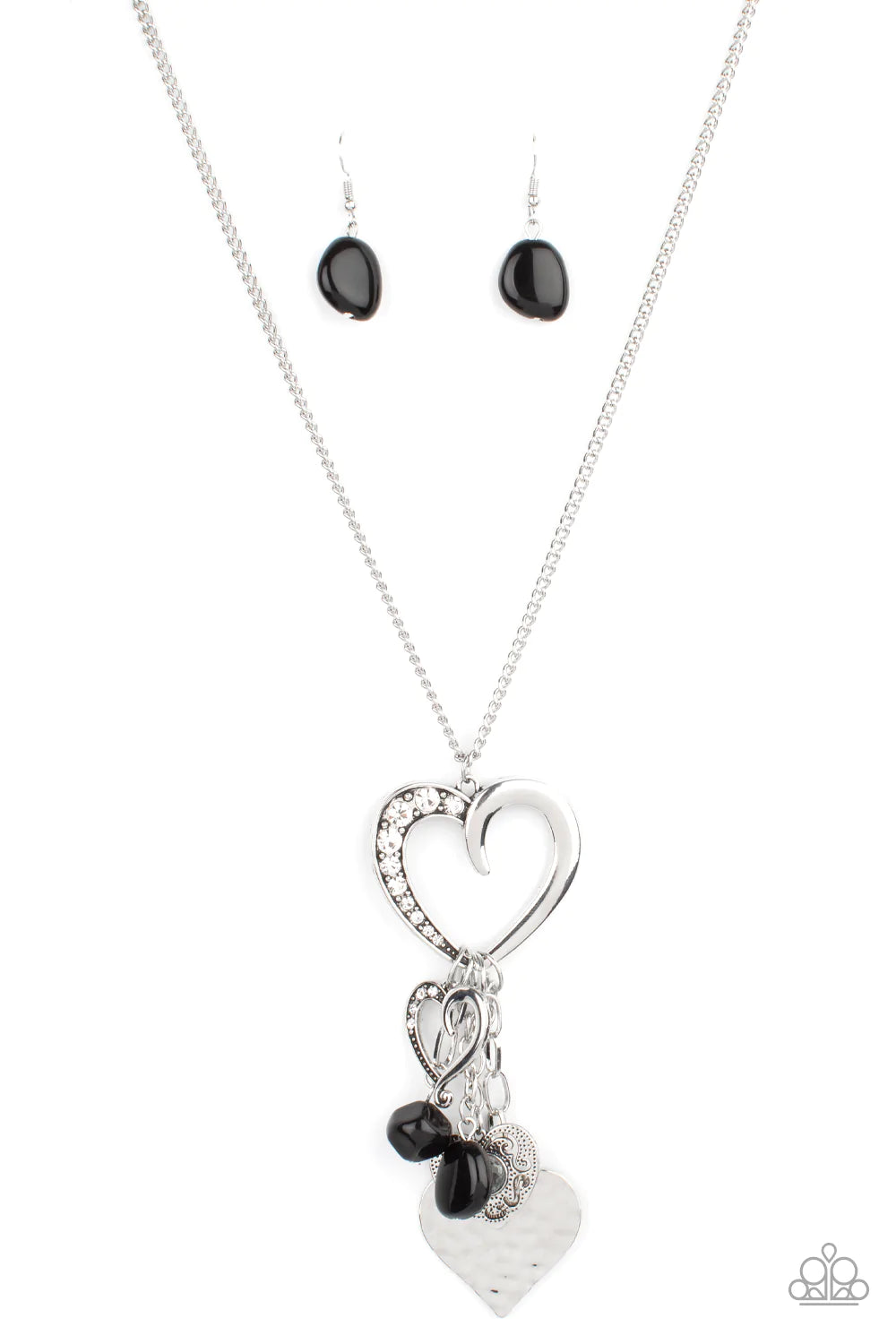 Flirty Fashionista - Black Necklace