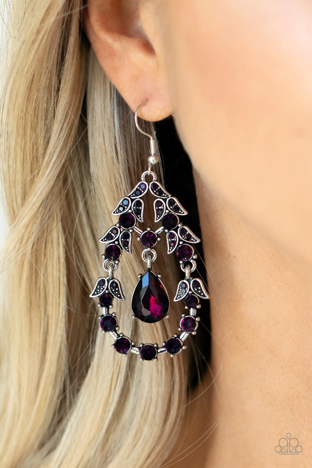 Garden Decorum - Purple Earring