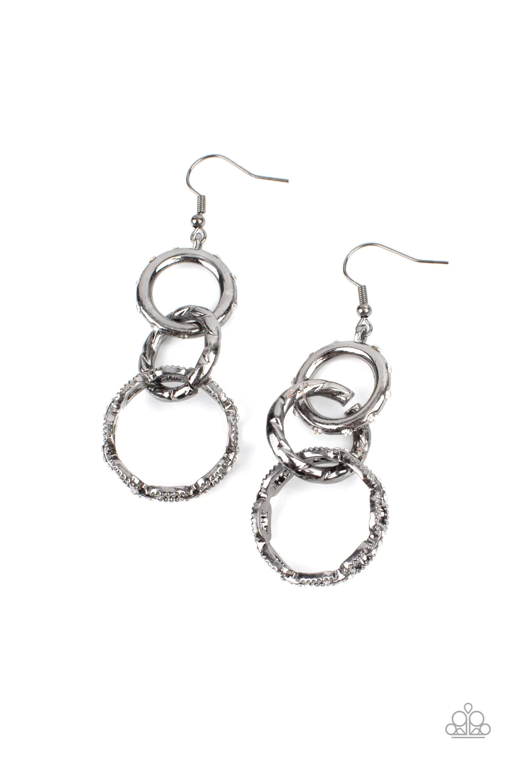 Shameless Shine - Black Earring