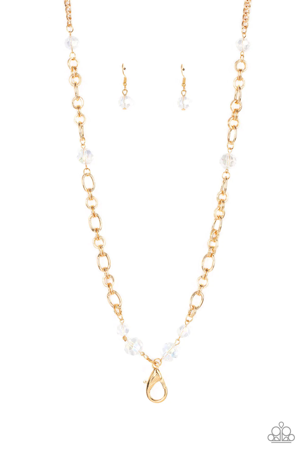 Prismatic Pick-Me-Up - Gold Lanyard