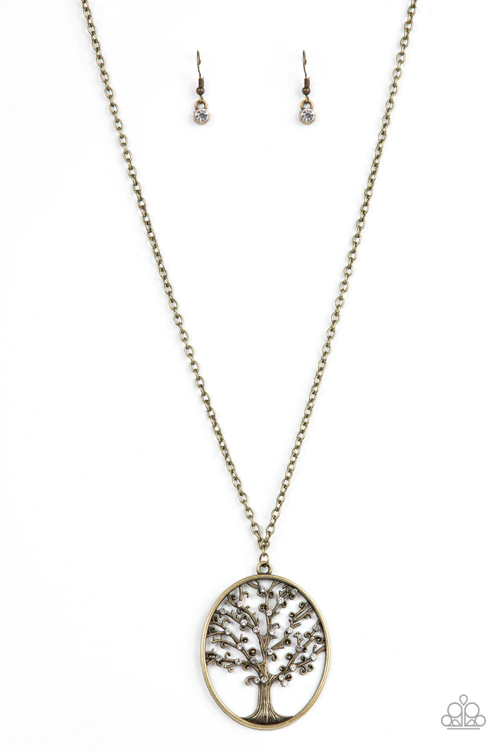 Autumn Abundance - Brass Necklace