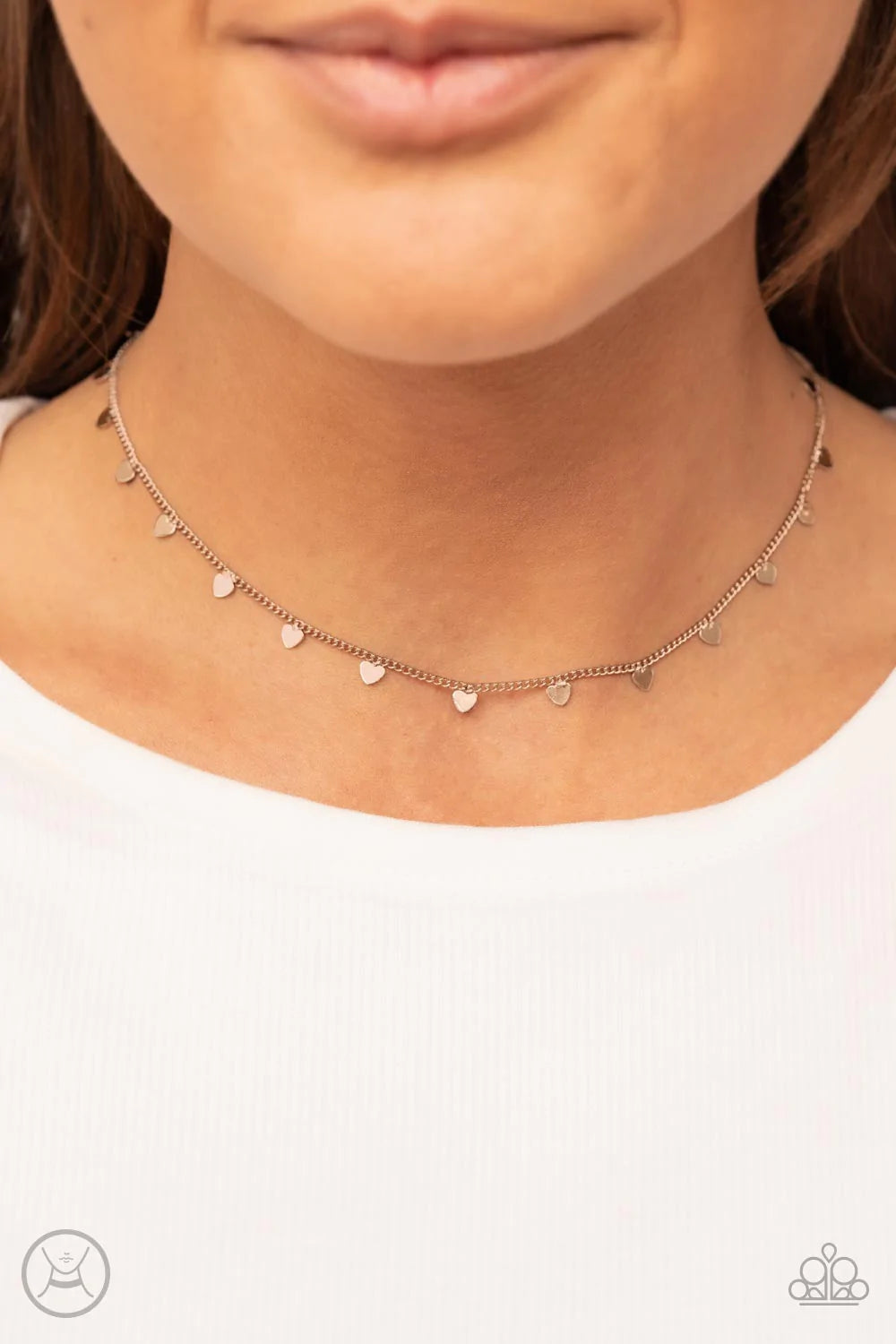 Cupid's Cutest Valentine - Rose Gold Choker Necklace