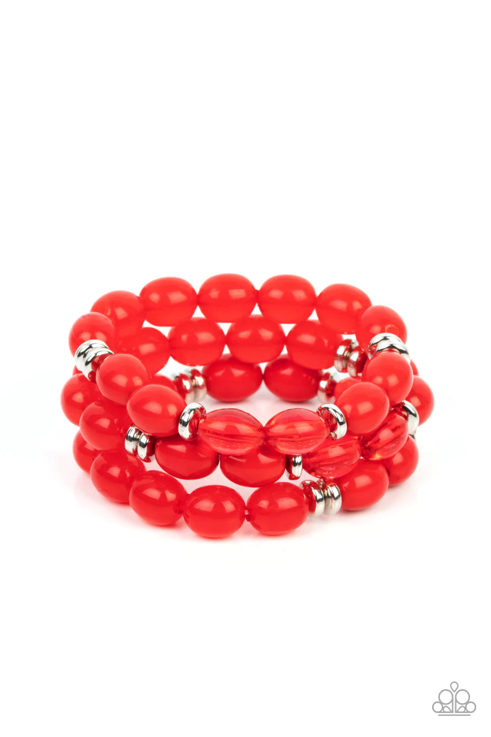 Coastal Coastin' - Red Bracelet