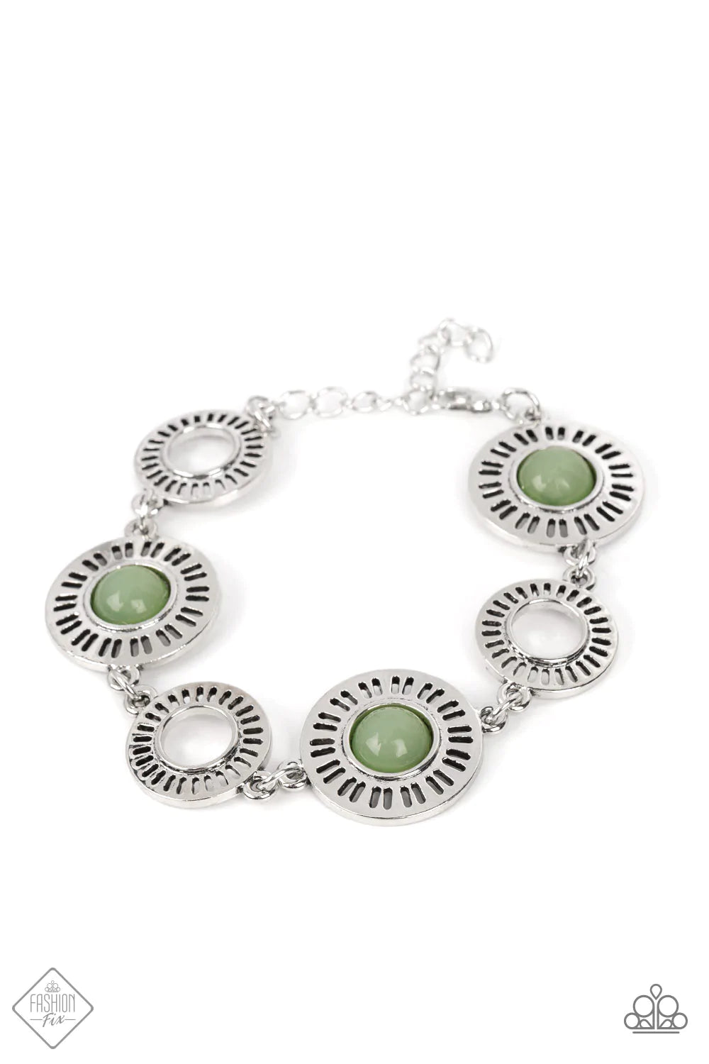 Coastal Charmer - Green Bracelet